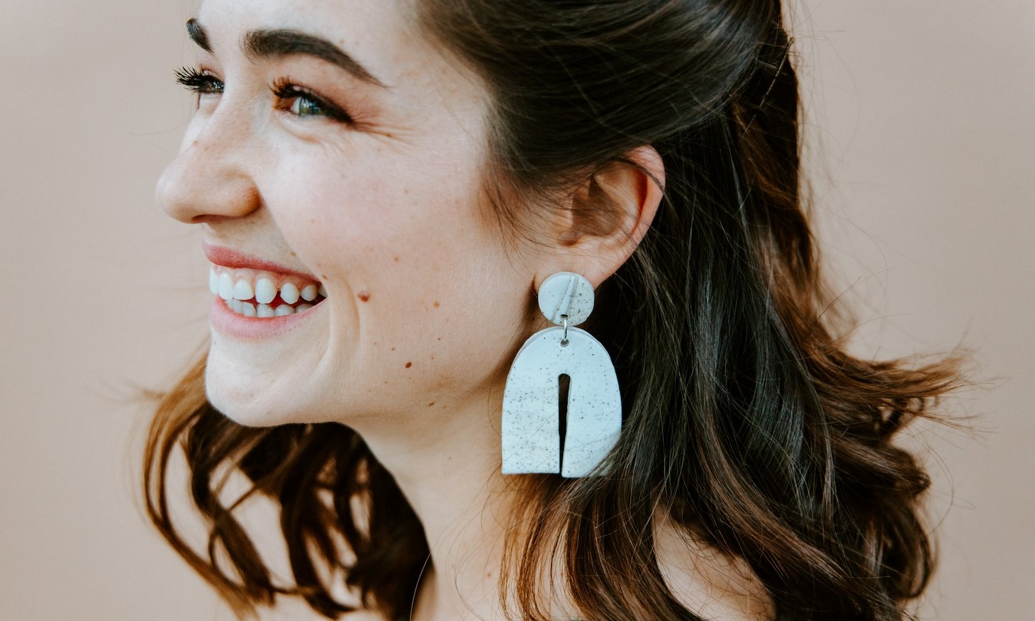 earrings passport photo