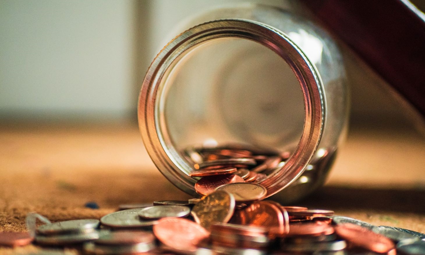 jar of coins