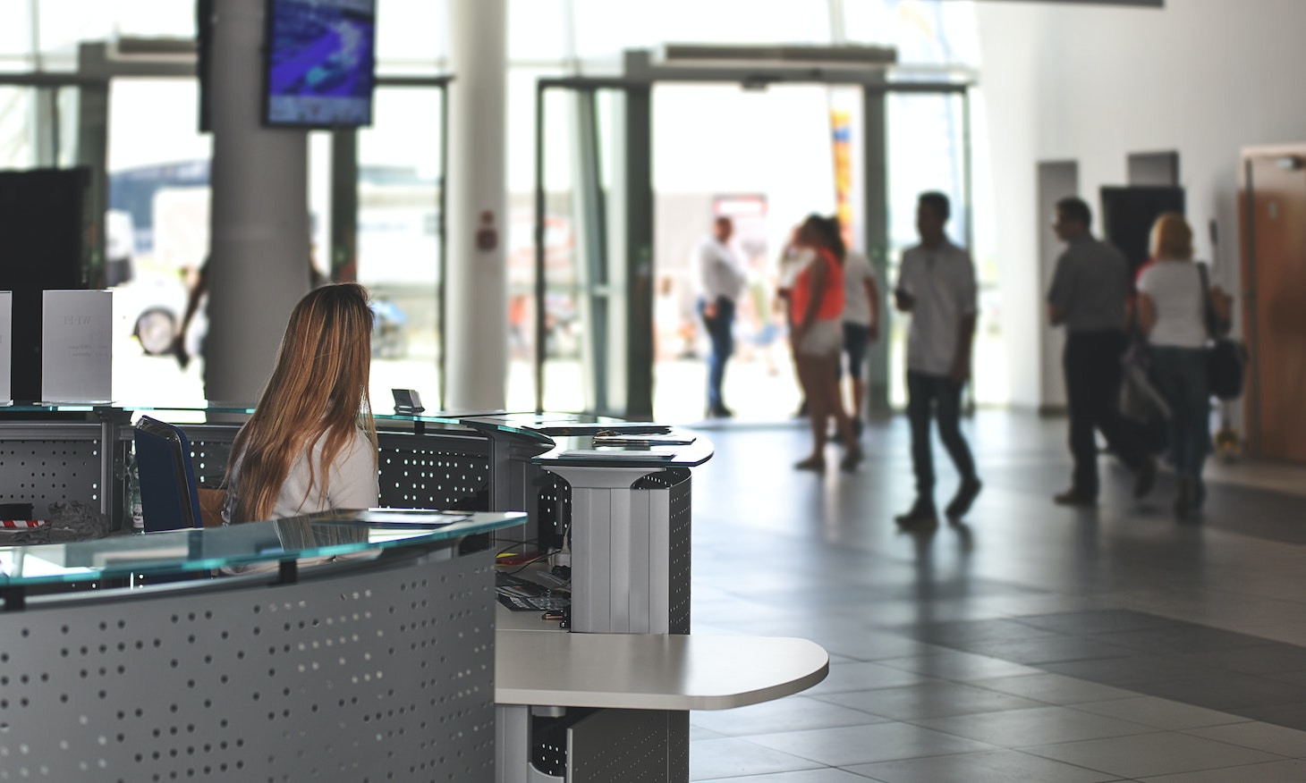 airport check-in desk