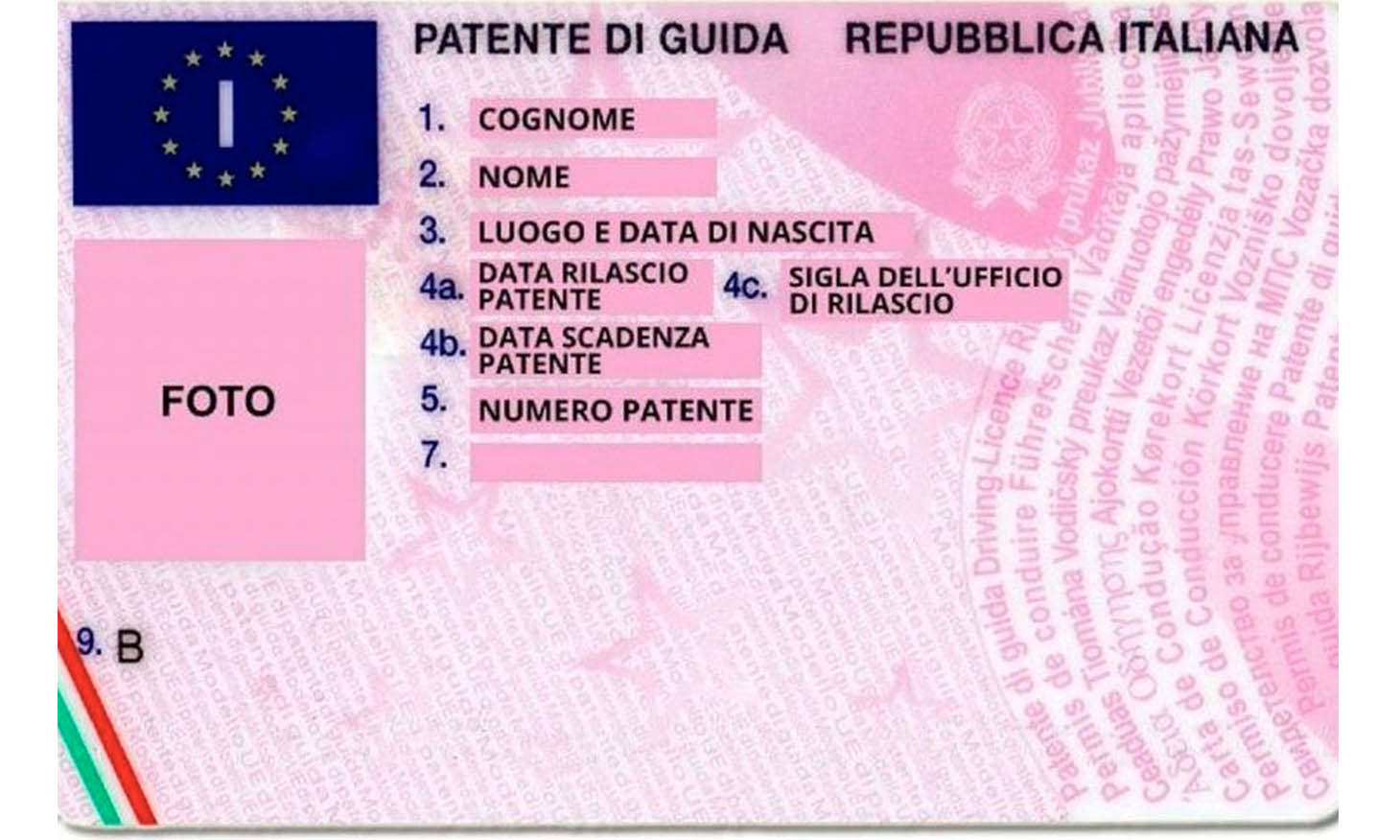 Biglietto D'auguri WBdesignz Con Busta – Divertente Patente Di Guida In Vetro, Formato Cartolina Multicolore