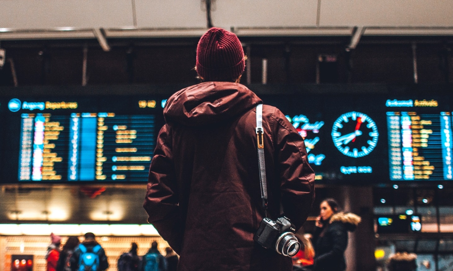 going to the airport check-in service