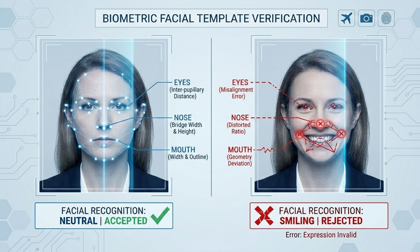 facial recognition scanning passport photos